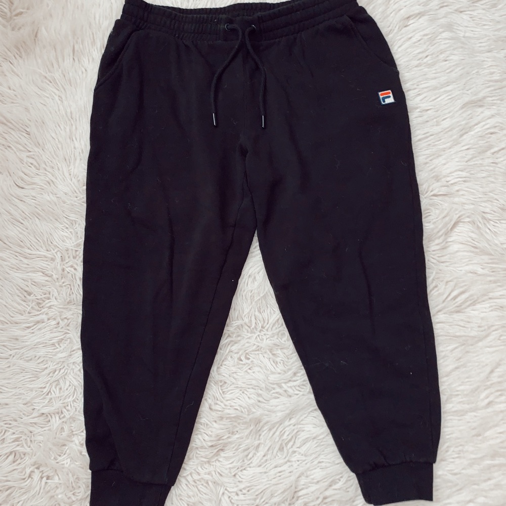 Black Fila Sweat Pants